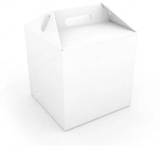 Коробка для куличей белая