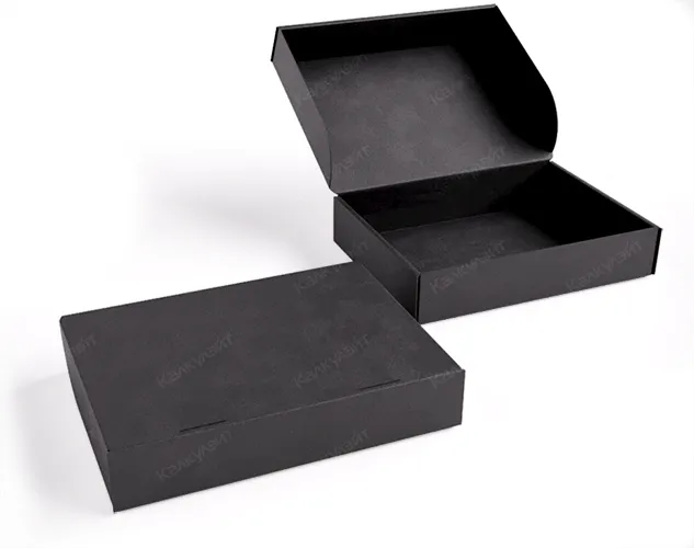 Коробка для хот-догов 200*150*70 мм черная