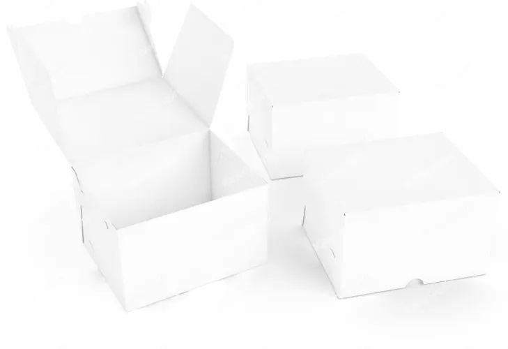 Картонная коробка для пряника 100*70*50 мм белая - купить от производителя Calculate