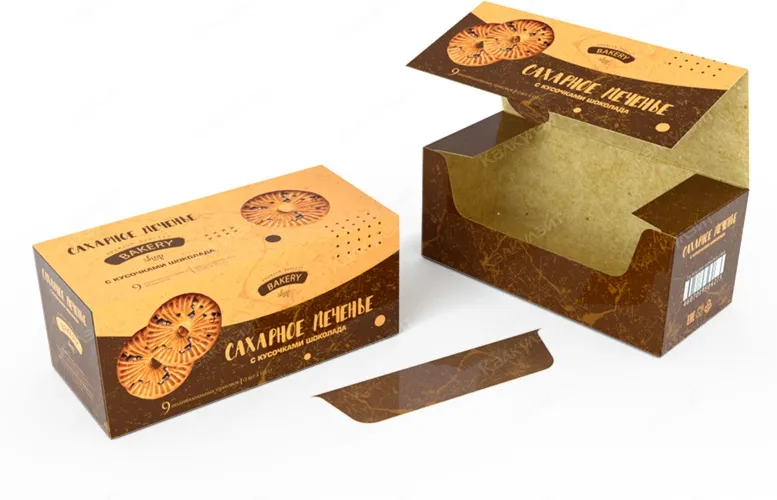 Картонная коробка для сахарного печенья 150*100*100 мм - купить от производителя Calculate