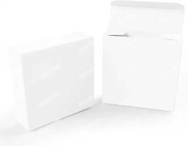 Картонная коробка для сыра 80*40*80 мм белая