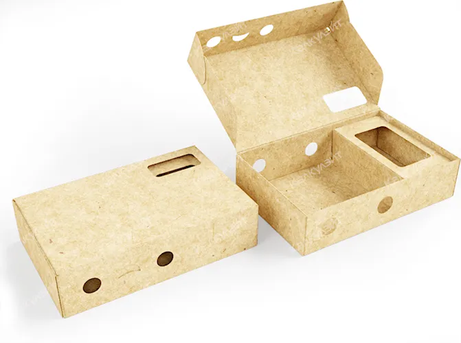 Картонная коробка для сыра камамбер 170*110*60 мм с ложементом бурая - купить от производителя Calculate