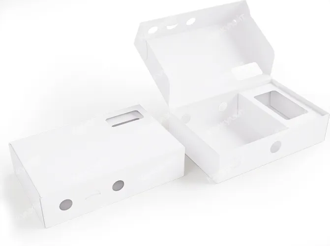 Картонная коробка для сыра камамбер 170*110*60 мм с ложементом белая - купить от производителя Calculate